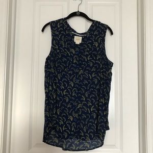 LIKE NEW ANTHROPOLOGIE Banana Top